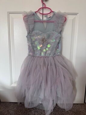Tutu Du Monde Lavender Iridescent Sequin Star Tulle Dress